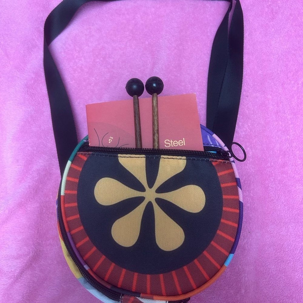 Steel Tongue Drum with Carrying Case and Music Book